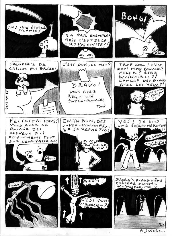 BD superhero #1 par Les 2 pieds dans l'encre BD superhero #1 par Les 2 pieds dans l'encre